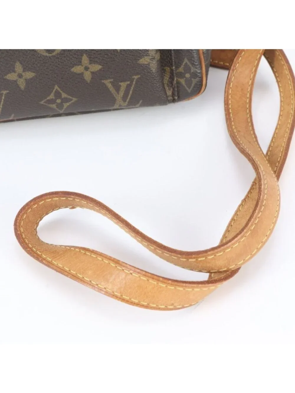 Louis Vuitton Monogram Viva-Cite PM Leather Shoulder Bag Crossbody